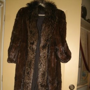 Full length mink coat